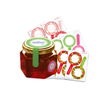 Etiquette HERMA cuisine Home New Look rouge