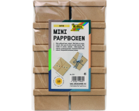 Boîte carton à décorer Folia Mini 75x75x45cm naturel 10 pièces