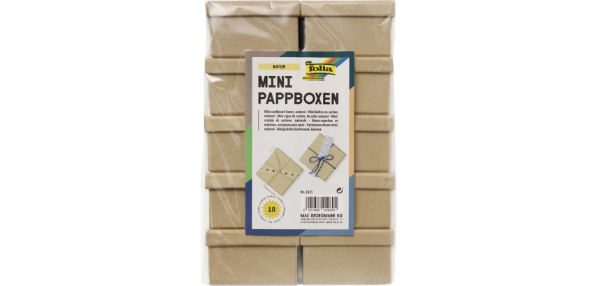 Folia Mini cardboard box to decorate 75x75x45cm natural 10 pieces