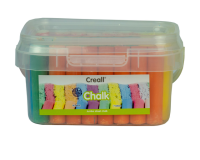 Craie Creall seau de 50 pièces 6 couleurs