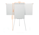 Flipover Nobo Impression Pro mit Stahlgestell, Dreibeinstativ und ausziehbaren Armen