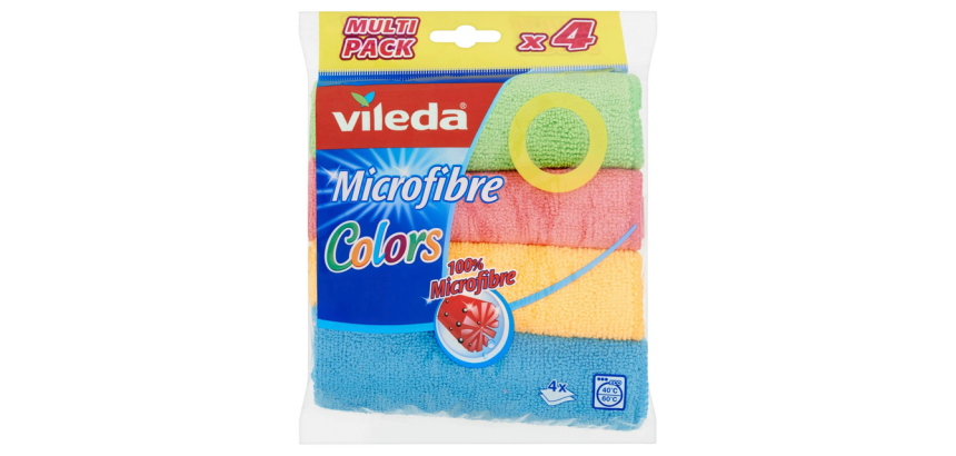Vileda microfiber cloth pack of 4 pieces