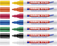 Marqueur peinture edding 8750 Industrie 2-4mm blanc