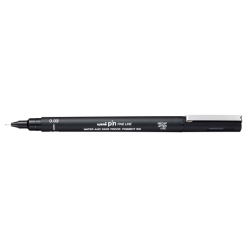 Fineliner Uni-ball Pin 0,03mm noir