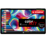 Crayon de couleur STABILO 1812 Color Arty assorti boîte 12 pièces