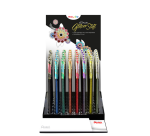 Gelroller Pentel K110 Dual Metallic Display 8 Farben