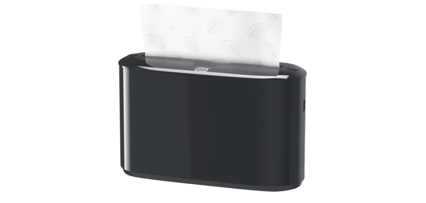 Handdoekdispenser Tork H2 Elevation Xpress countertop zwart 552208