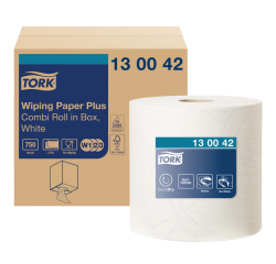 Papier d'essuyage Tork W2 Plus Premium 130042 2 épaisseurs 750 feuilles blanc