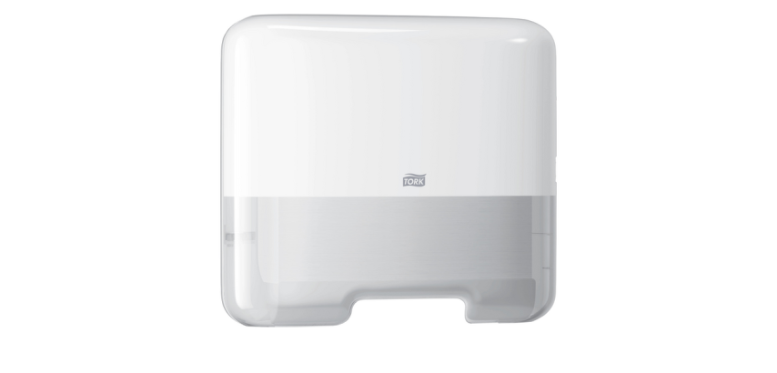 Tork H3 Elevation 553100 Mini White Hand Towel Dispenser