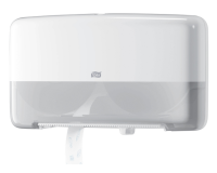 Distributeur papier toilette Tork T2 Elevation Mini Jumbo Duo 555500 blanc