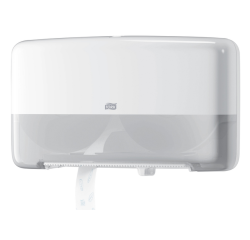 Distributeur papier toilette Tork T2 Elevation Mini Jumbo Duo 555500 blanc