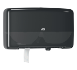 Distributeur papier toilette Tork T2 Elevation Mini Jumbo Duo 555508 noir