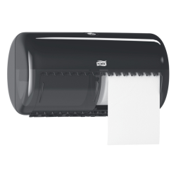 Distributeur papier toilette Tork T4 Elevation 557008 Duo noir