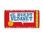 Chocolat Tony's Chocolonely lait  "Bedankt" tablette 180g