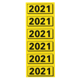 Rückenschild Elba 2021 gelb mit schwarzem Aufdruck