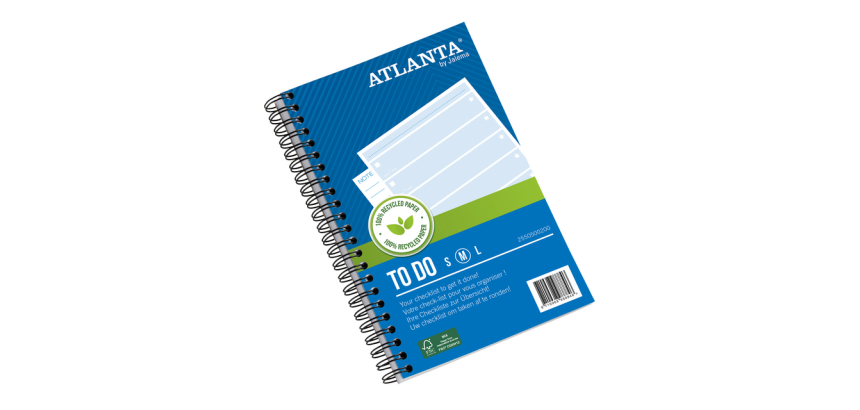Things To Do Djois Atlanta Recycled Medium 195x135mm 100 sheets 70g blue