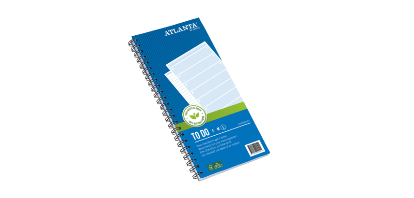 Things To Do Djois Atlanta Large recycled 297x150mm 100 sheets 70g blue