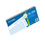 Things To Do Djois Atlanta Weekly recyclé 297x150mm 60 feuilles 70g paysage bleu