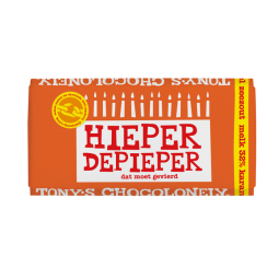 Chocolat Tony's Chocolonely barre 180g caramel sel de mer "Hieper de pieper"