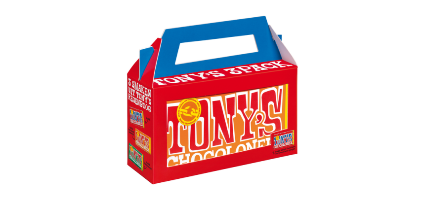 Schokolade Tony's Chocolonely Rainbow Classic 3 Tafeln 180g