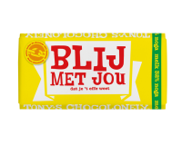Chocolat Tony's Chocolonely barre 180g lait nougat "Blij met jou"
