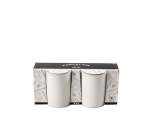 White porcelain mug Creative Company set of 2 pieces