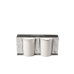 Mug Creotime porcelaine blanc set 2 pièces