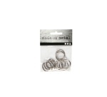 Bindering Creativ Company 19mm Silber 10 Stück