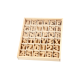 Lettres et chiffres Creotime MDF 4cm 288 pièces