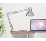 Lampe de bureau MAULstudy avec pince bureau chromé sans LED