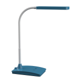 Bureaulamp MAUL Pearly LED voet dimbaar colour vario atlantic blue