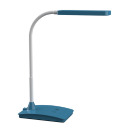 Bureaulamp MAUL Pearly LED voet dimbaar colour vario atlantic blue