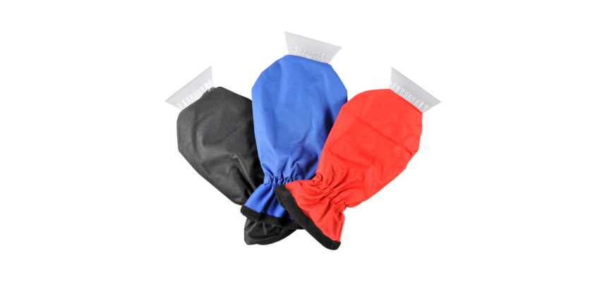 Grattoir pare-brise PropPlus avec gant polaire assorti