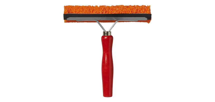 ProPlus window scraper with red wooden handle 145mm