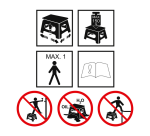 Marchepied ProPlus pliable noir/gris