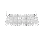 Anti-frost windshield protector ProPlus 180x70cm silver