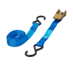 Sangle d'arrimage ProPlus avec tendeur à cliquet et 2 crochets 5m bleu