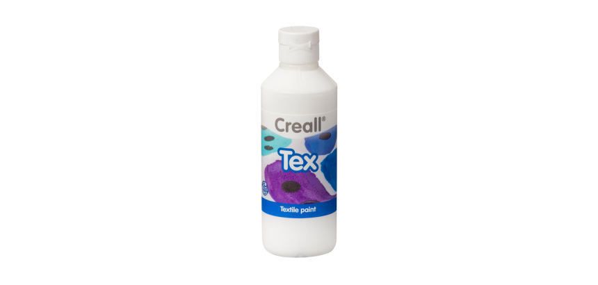 Peinture textile Creall Tex blanc 250ml