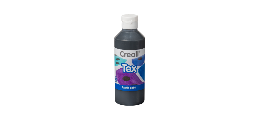 Creall Tex Textilfarbe Schwarz 250ml