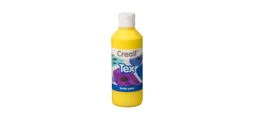 Creall Tex Textile Paint Yellow 250ml