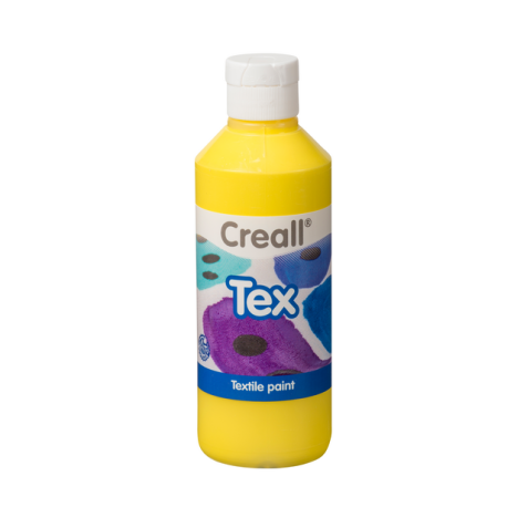 Peinture textile Creall Tex jaune 250ml