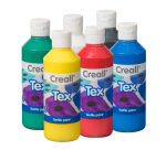 Peinture textile Creall Tex set 6 couleurs 250ml