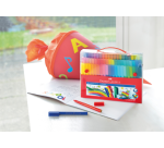 Kleurstiften Faber-Castell Connector assorti cadeauset à 80 stuks
