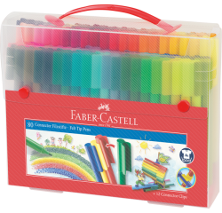 Kleurstiften Faber-Castell Connector assorti cadeauset à 80 stuks
