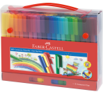 Kleurstiften Faber-Castell Connector assorti koffer à 60 stuks