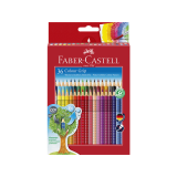 Kleurpotloden Faber-Castell 2001 assorti set à 36 stuks