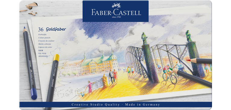 Faber Castell Goldfaber colored pencils set of 36 assorted pieces