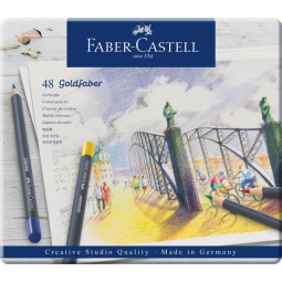 Crayons de couleur Faber Castell Goldfaber set 48 pièces assorti