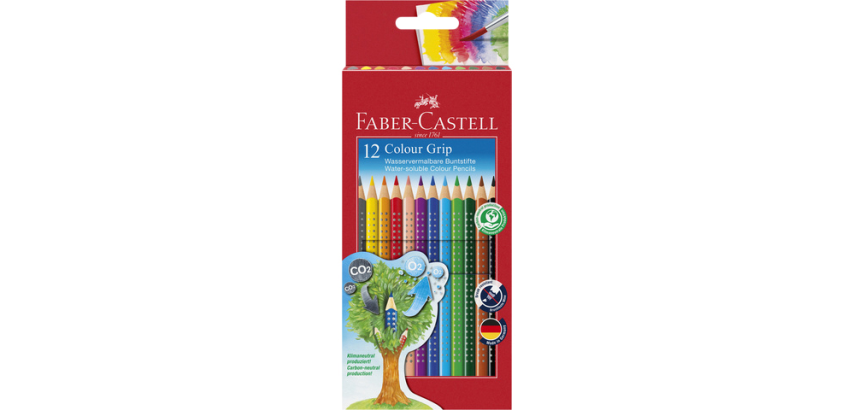 Kleurpotloden Faber-Castell 2001 assorti set à 12 stuks