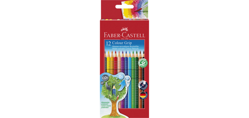 Faber-Castell Colored Pencils 2001 Assorted Set 12 Pieces